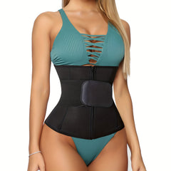 Waist Trainer Tummy Wrap Zipper Slimmer Belly Belt Women's Underwear