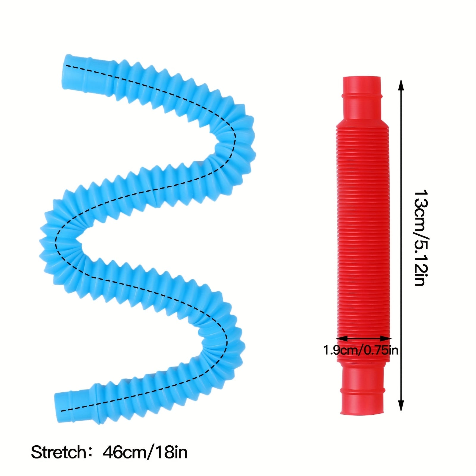 Colorful Elastic Spiral Tube Toys for Kids & Adults