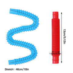 Colorful Elastic Spiral Tube Toys for Kids & Adults