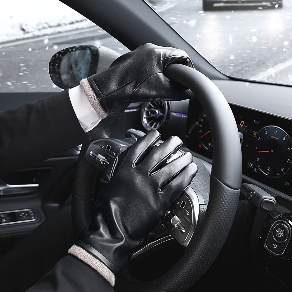 Men's Windproof Winter Gloves Outdoor Cycling Mountaineering Warm Gloves