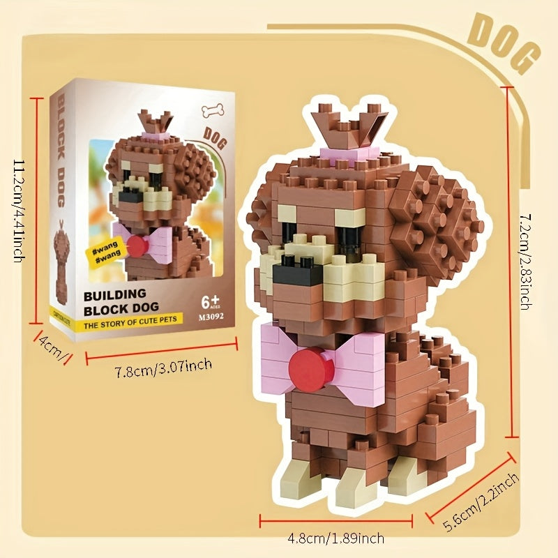 Puppy Building Blocks Small Particle Educational Toy