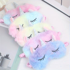 Plush Sleep Eye Mask for Travel Random