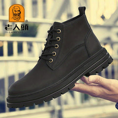 Men's Winter Outdoor Hiking Boots - Non Slip Work Shoes