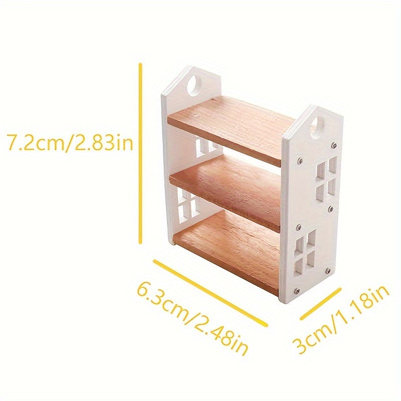 Doll House Storage Rack Bookshelf Halloween Christmas Gift