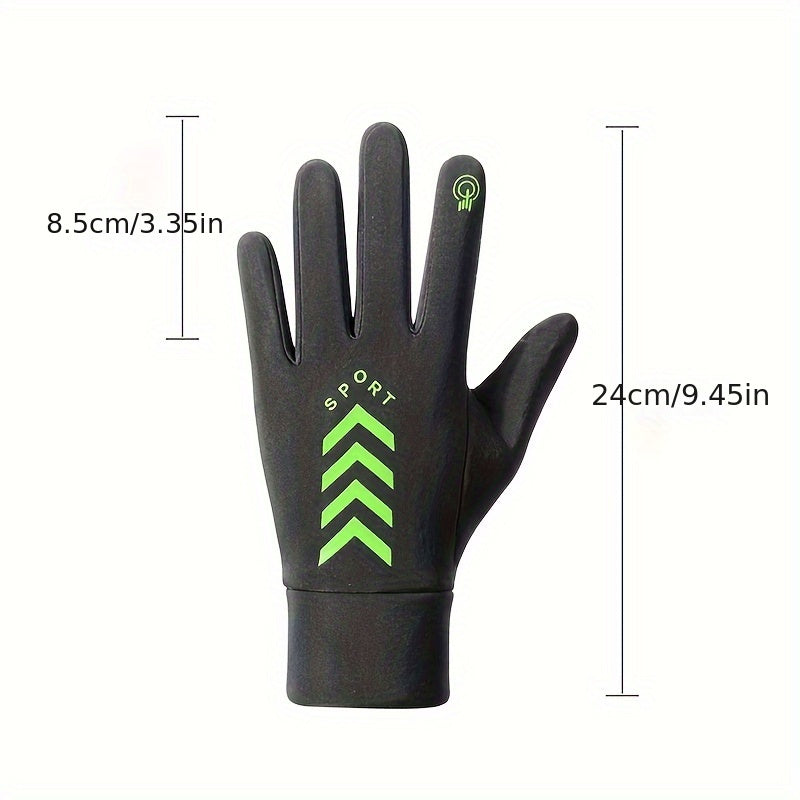 Full Finger Touch Screen Winter Gloves Waterproof Warm Fleece