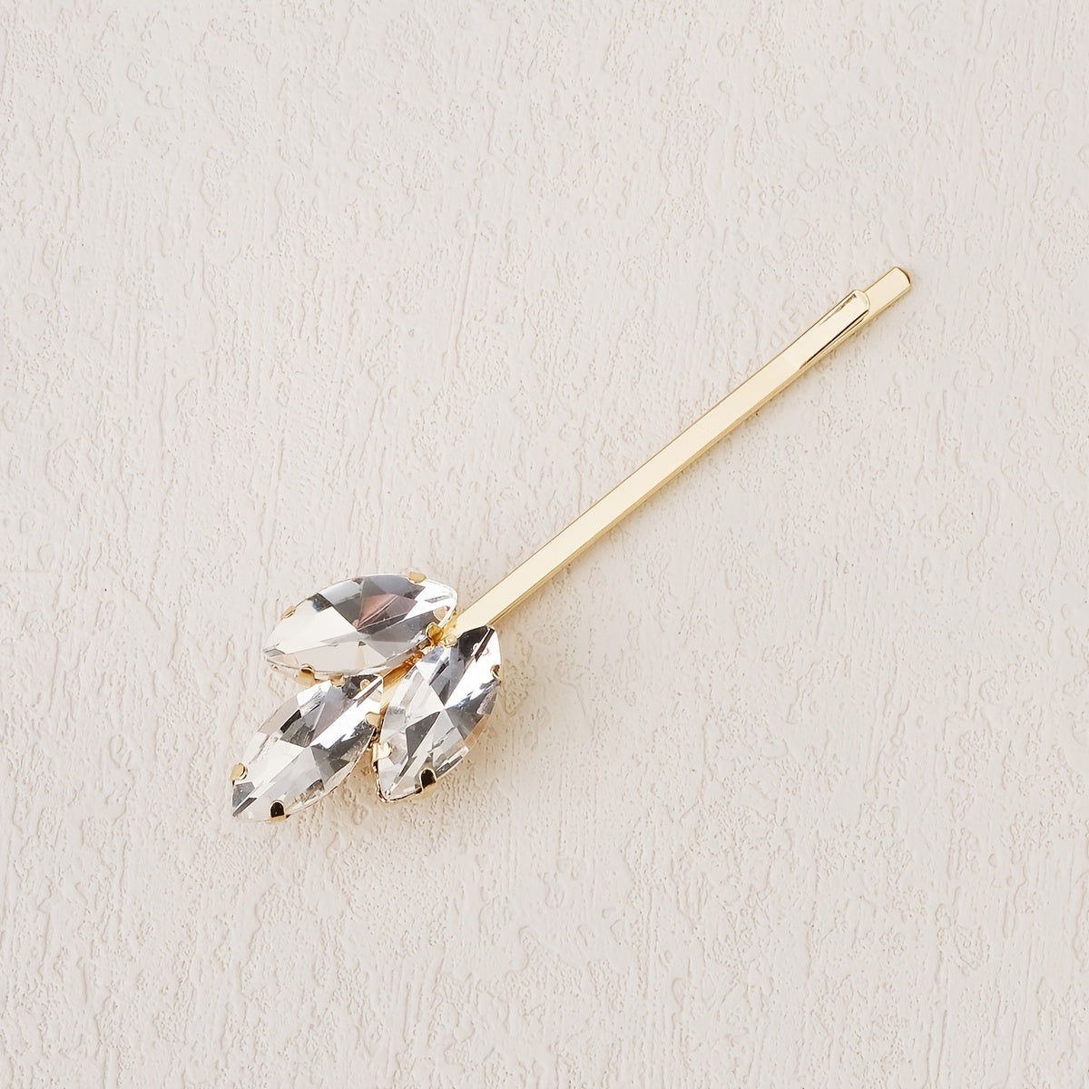 6pcs Rhinestone Hairpin Metal Golden Hair Clip Wedding Birthday Cosplay Costumes