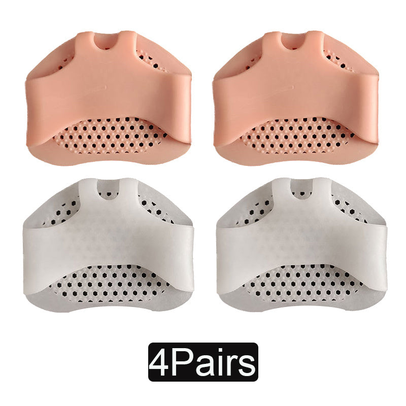 4 Pairs Soft Forefoot Cushion Pads Silicone High Heel Insoles