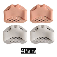 4 Pairs Soft Forefoot Cushion Pads Silicone High Heel Insoles