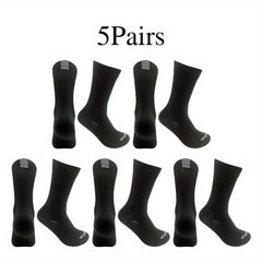 5 Pairs Outdoor Sports Socks Breathable Cycling Sweat-absorbing Socks