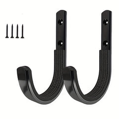 2pcs Wall Mount Hanger Heavy Duty Storage Rack Vertical Hanger Display Holder