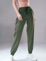 Women's High Waisted Sweat Pants Solid Jogger Yoga Pants