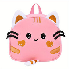 Kid's Cartoon Cat Whale Backpack w/ Anti-missing Rope - Primary School Bag