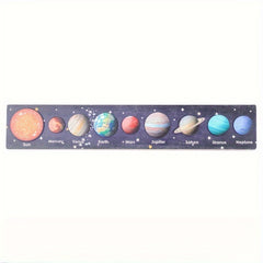 Wooden Solar System Puzzle Board Toy