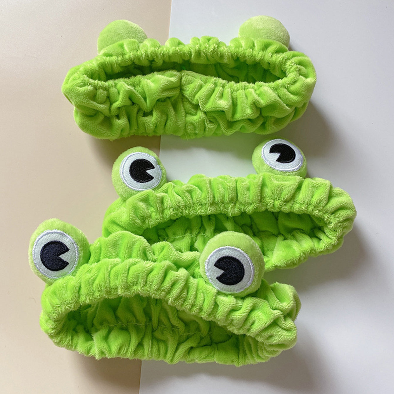 Funny Frog Headband Makeup Headband Frog Eye Elastic Headband