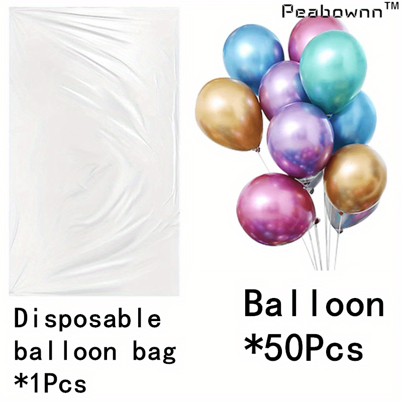 Peabownn Transparent Balloon Bag for Protection and Transport
