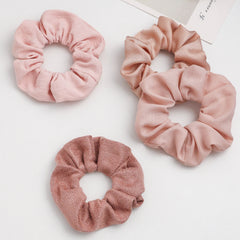 4pcs Large Scrunchie Hair Tie Set for Women