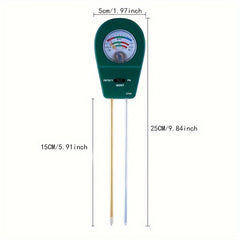 3-in-1 Soil Tester: Moisture, Health, pH Meter for Plants