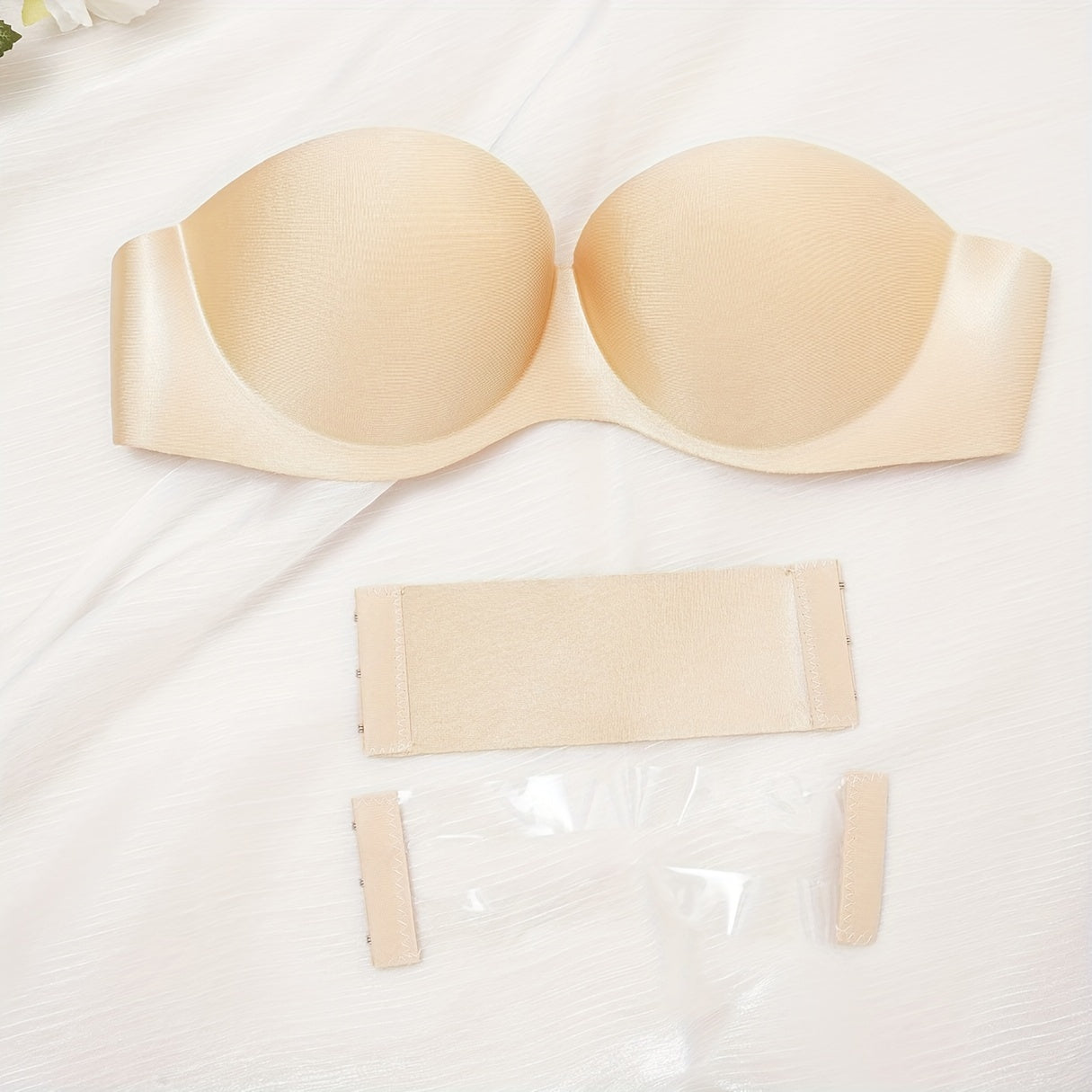 Strapless Bandeau Bra Push Up Invisible Lingerie