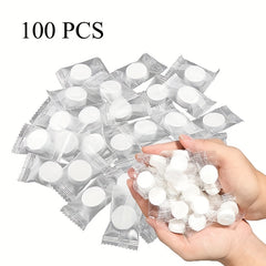 Portable Disposable Face Towels 100pcs Camping Fitness Travel Compressed Towel