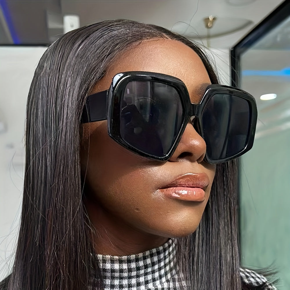 Retro Geometric Sunglasses Tortoiseshell UV400 Sun Shades