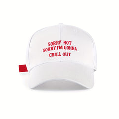 Letter Embroidery Cotton Baseball Cap Unisex Dad Hats Adjustable Casual Sun Hats