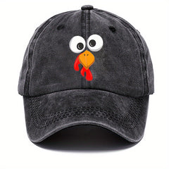 Bird Print Baseball Cap Sun Protection Hat