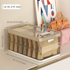Wardrobe Clothes Pants Storage Box for Jeans Layered Organization