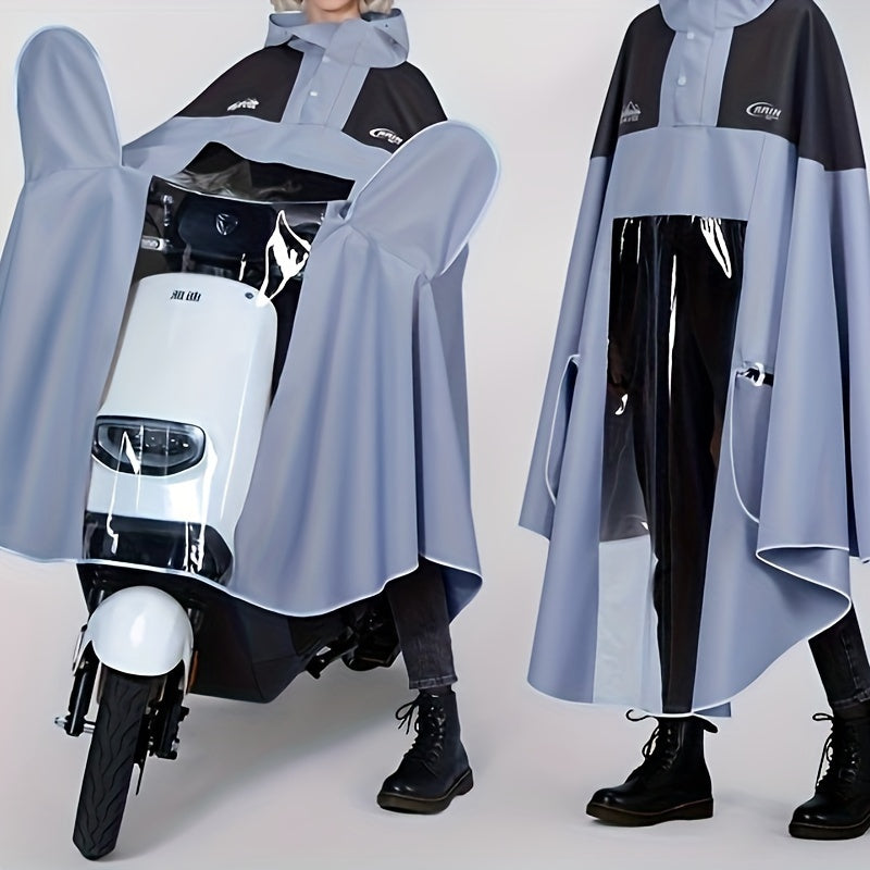 Long Body Rainproof Motorcycle Riding Raincoat