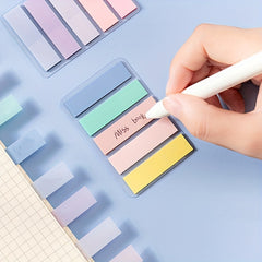 1pc 100 Morandi Index Stickers Bookmarks Marking Stickers Sticky Memo N Times