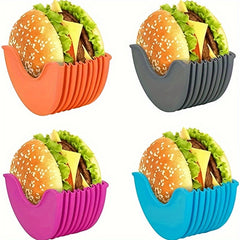 Reusable Silicone Hamburger Holder Anti-dropping Non-Food Cookware