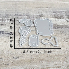 Catlove Backdrop Dog Metal Cutting Dies Scrapbooking Stencil DIY Craft