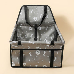 Breathable Oxford Pet Dog Car Booster Seat Soft Washable Travel Carrier Cage