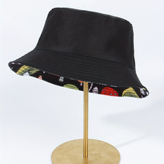 Colorful Mushroom Bucket Hat Unisex Fisherman Cap