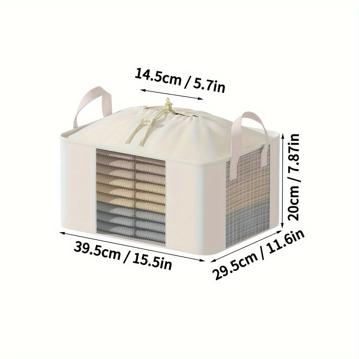 Large Capacity Waterproof Storage Bag with Partition
