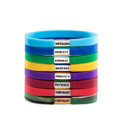 Unisex Inspirational Silicone Bracelet Sports Style Wristband