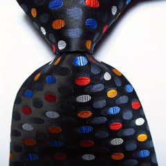 Men's Dot Jacquard Woven Tie