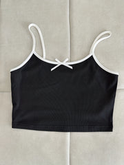 Solid Pajama Set Cami Top & Shorts Women's Sleepwear