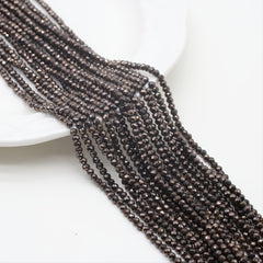 Spinel Plated Faceted Small Beads Beading Length 15''