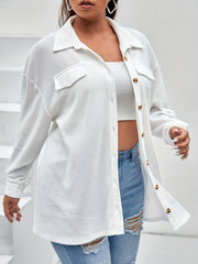 Hollow Out Casual Blouse Women's Lightweight Stretch Shirt