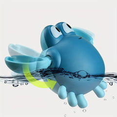 Crab Water Toys for Kids Bathtub Play 2 Cartoon Crabs Red Plastic