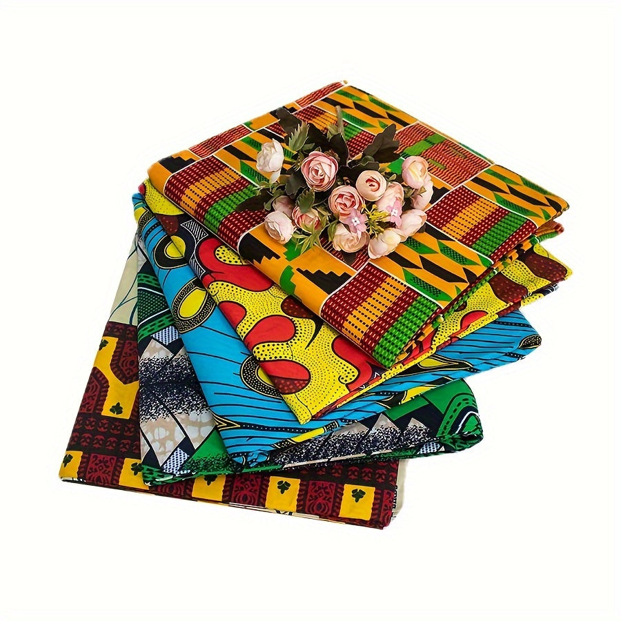 1pc 100 Cotton Ankara Fabric African Ethnic Batik Printed Fabric
