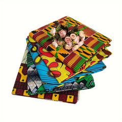 1pc 100 Cotton Ankara Fabric African Ethnic Batik Printed Fabric