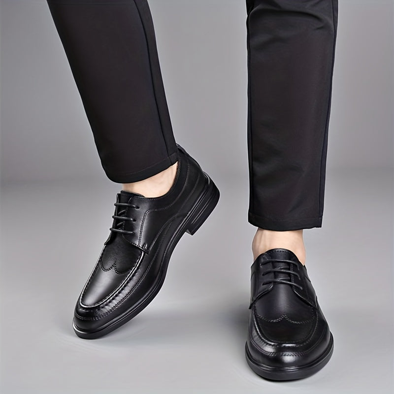 Men's Pointed Toe Oxford Shoes Durable Non Slip Formal Shoes