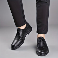 Men's Pointed Toe Oxford Shoes Durable Non Slip Formal Shoes