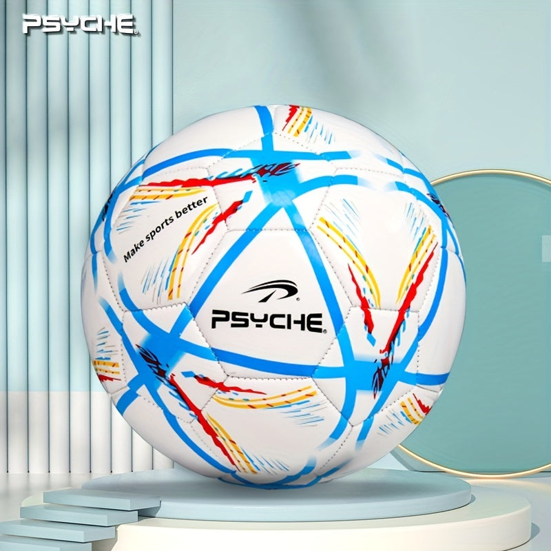 PSYCHE Soft Size 5 Indoor/Outdoor Football, Machine Stitched