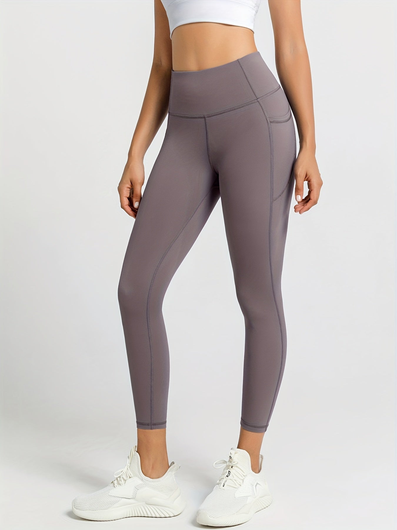 High Waist Elastic Hip Lifting Fitness Pants Women's Underlay Running Pants