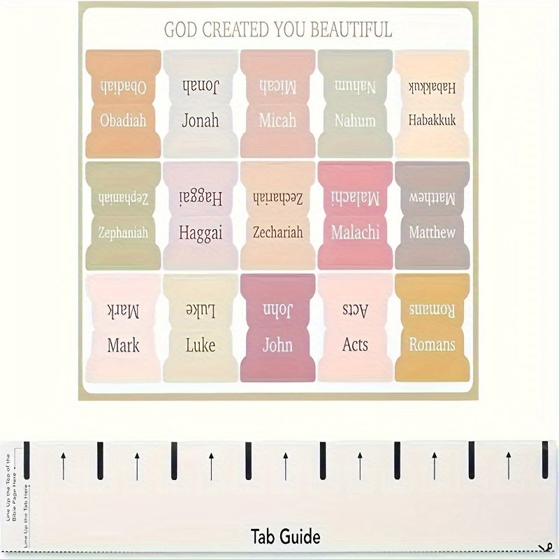 Bible Index Label Stickers 75pcs Large Unique Cross Design for Easy Page Finding