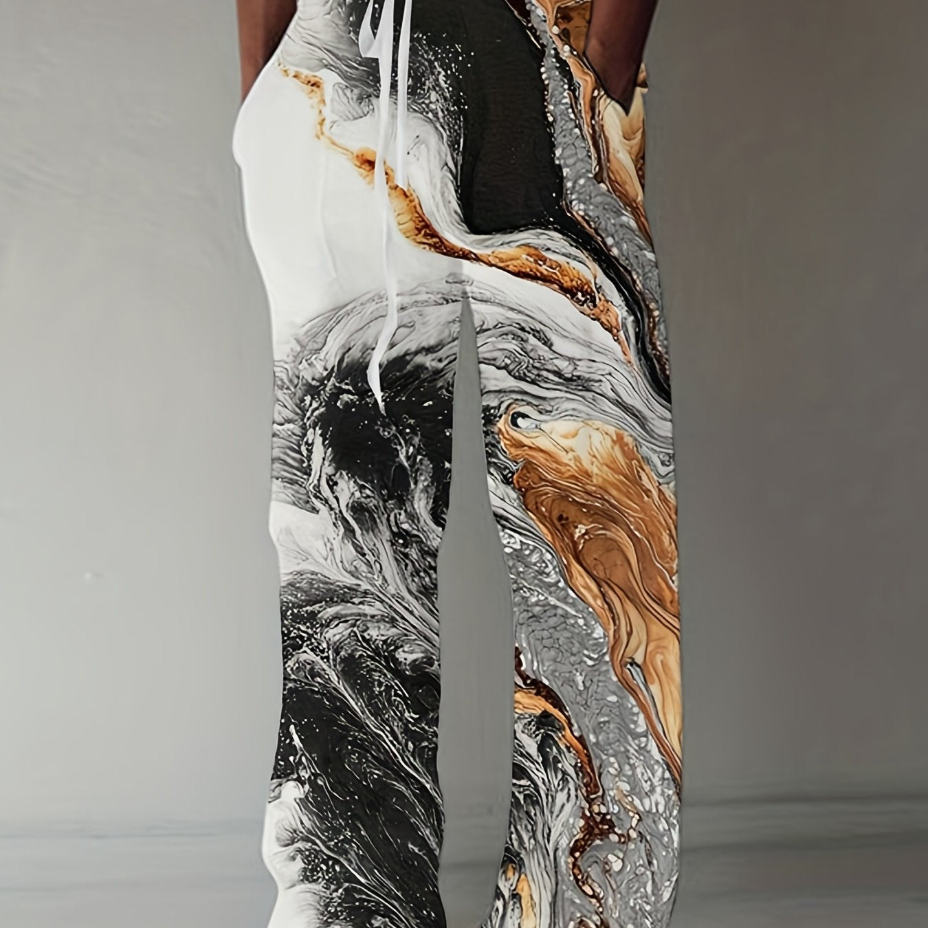 Men's Stylish Wide Leg Pants for Spring Fall Outdoor Activities