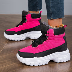 Heighten High Top Chunky Sneakers Casual Versatile Running Shoes Snow Boots