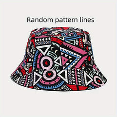 Boho Double-sided Fisherman Hat for Vacation